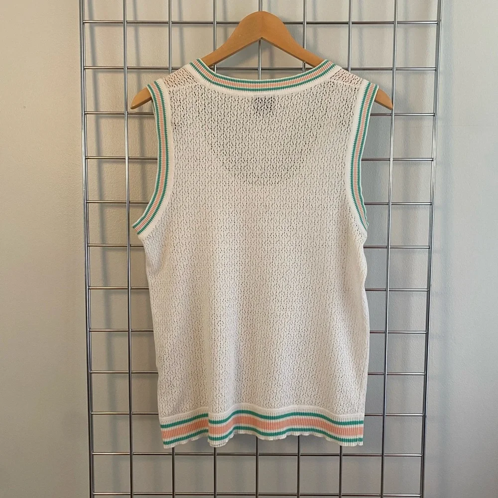 Vintage Le Tigre tennis sweater tank - Picture 2 of 4